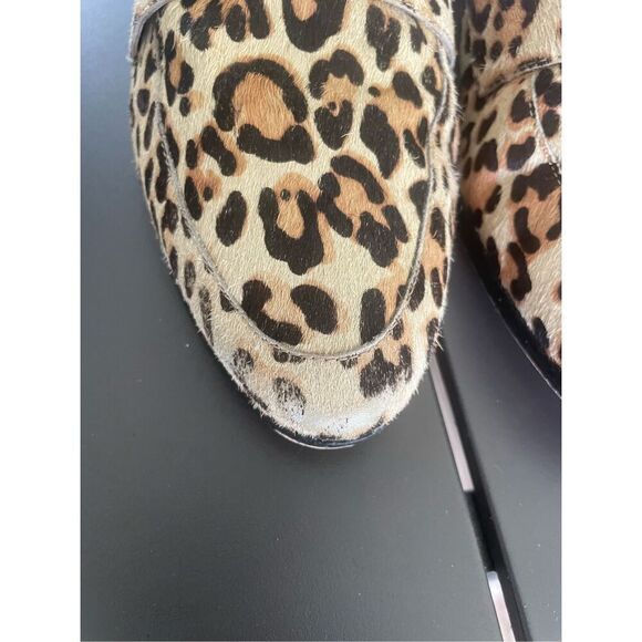 Halogen Violet Leopard Calf Hair Mules Size 8.5M - Picture 14 of 16